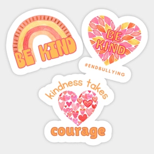 Orange Bullying Awareness Pack Sticker